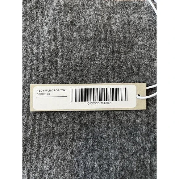 NWT Everlane Dark Gray Wool Blend Crop Tank Size XS - Picture 5 of 9